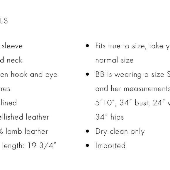 KIDMAN EMBELLISHED LEATHER BOXY JACKET + RILEY A-LINE STUDDED LEATHER SKIRT - Picture 8 of 9